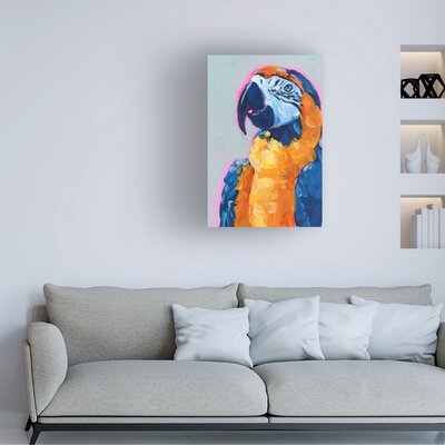 Jennifer Paxton Parker 'Pop Art Parrot I' Canvas Art - Image 0