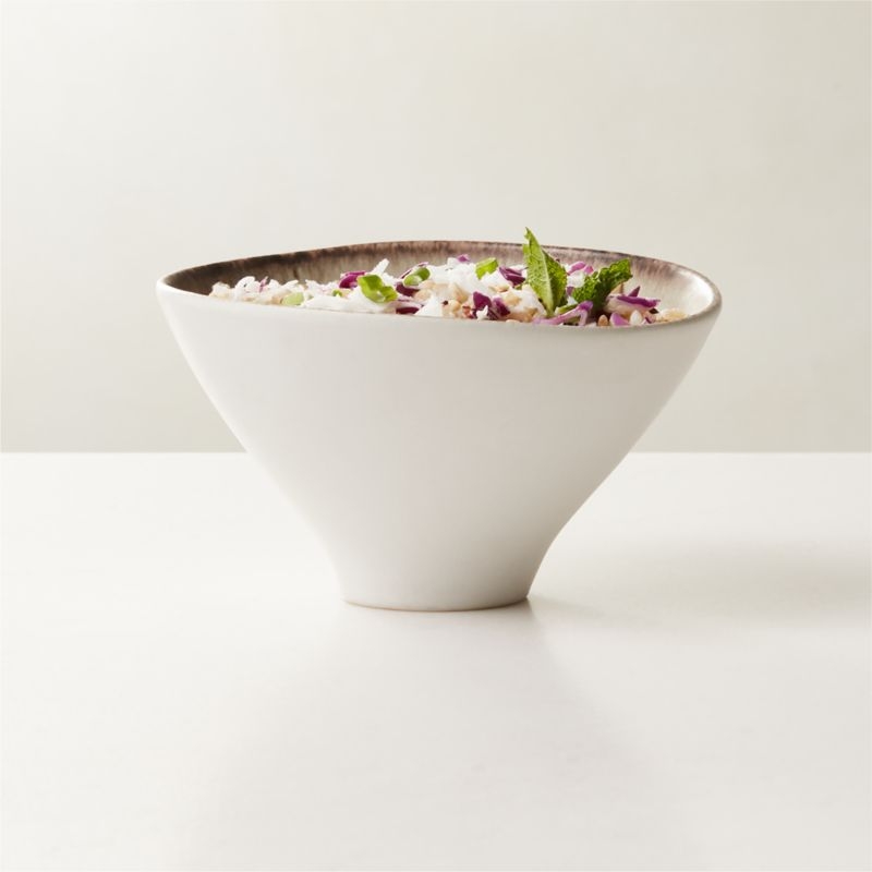 Sakana White Rice/Salad Bowl - Image 1