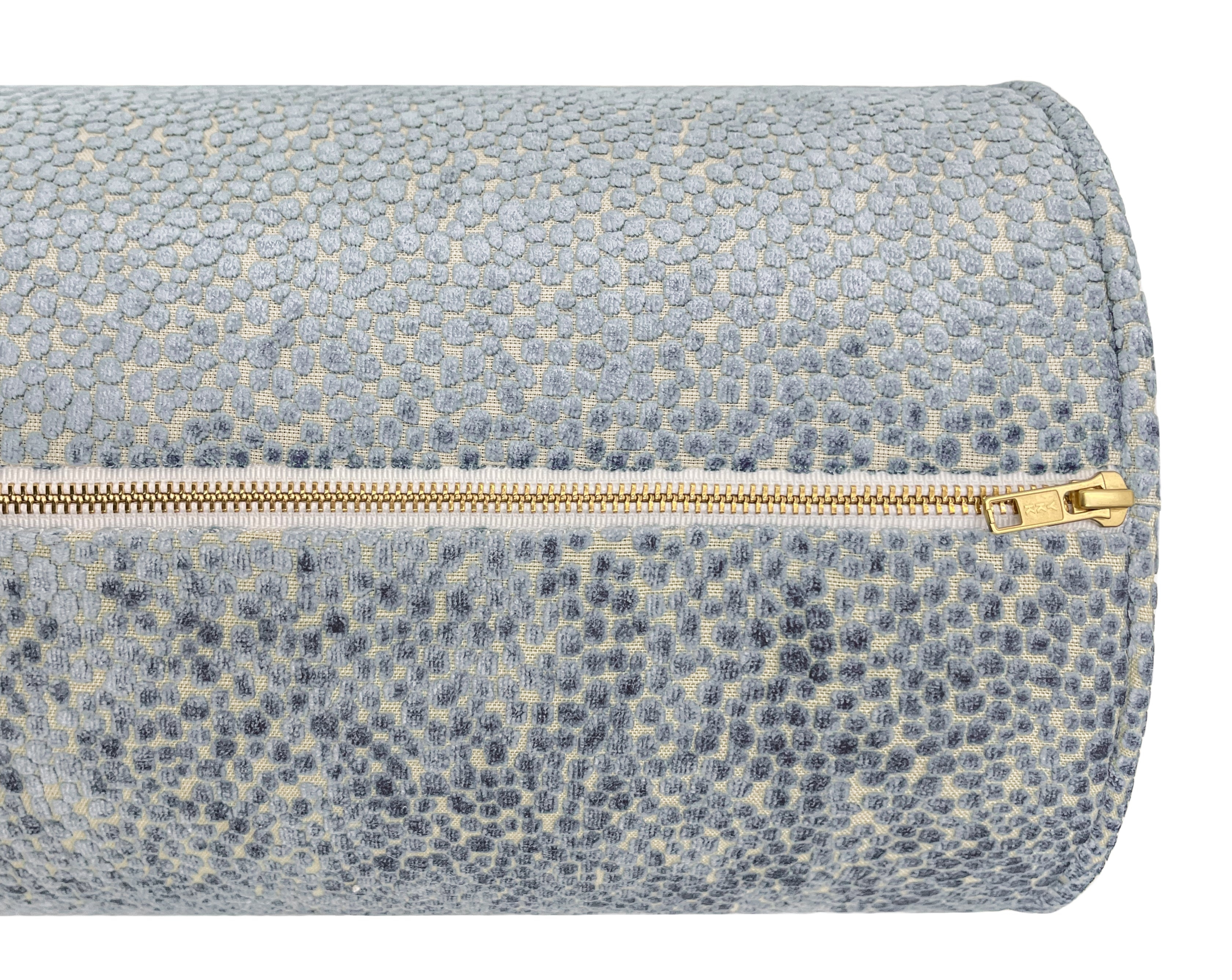 THE BOLSTER :: COSMO CUT VELVET // DELFT - TWIN XL // 9" X 30" - Image 3