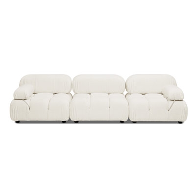 Sigma 109.5" Modular Modern 3-Piece Sofa