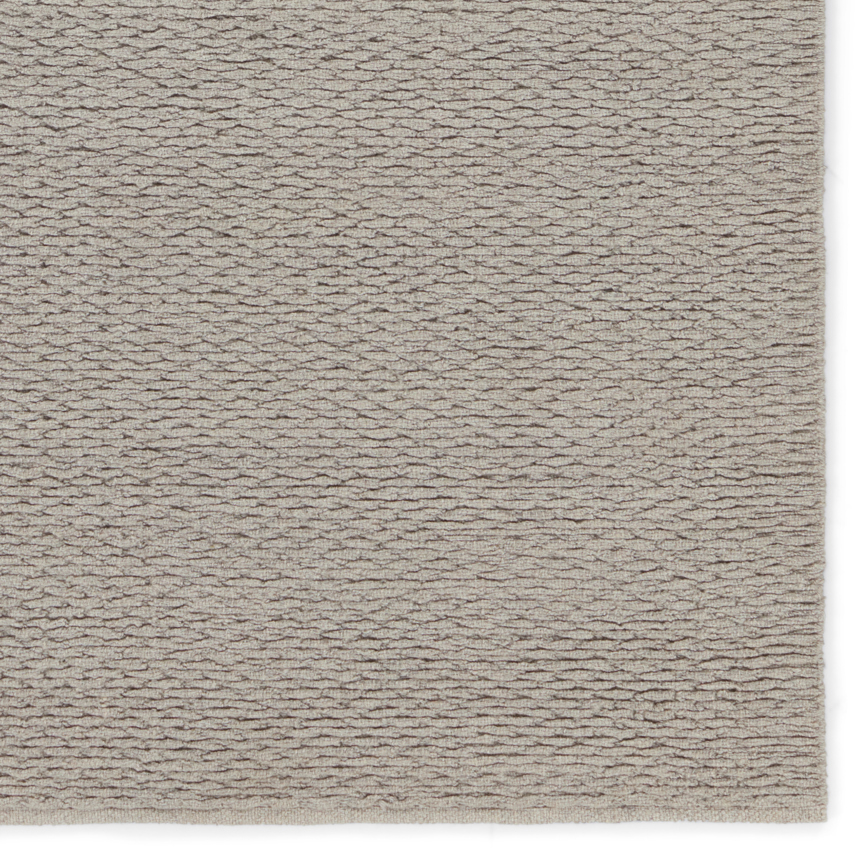 Windcroft Handmade Solid Taupe Area Rug (6'X9') - Image 3