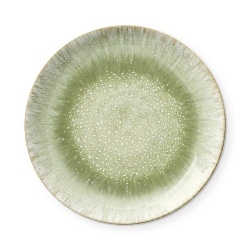 Cyprus Reactive Glaze Dinner Plate, Each, Light Green - Image 0