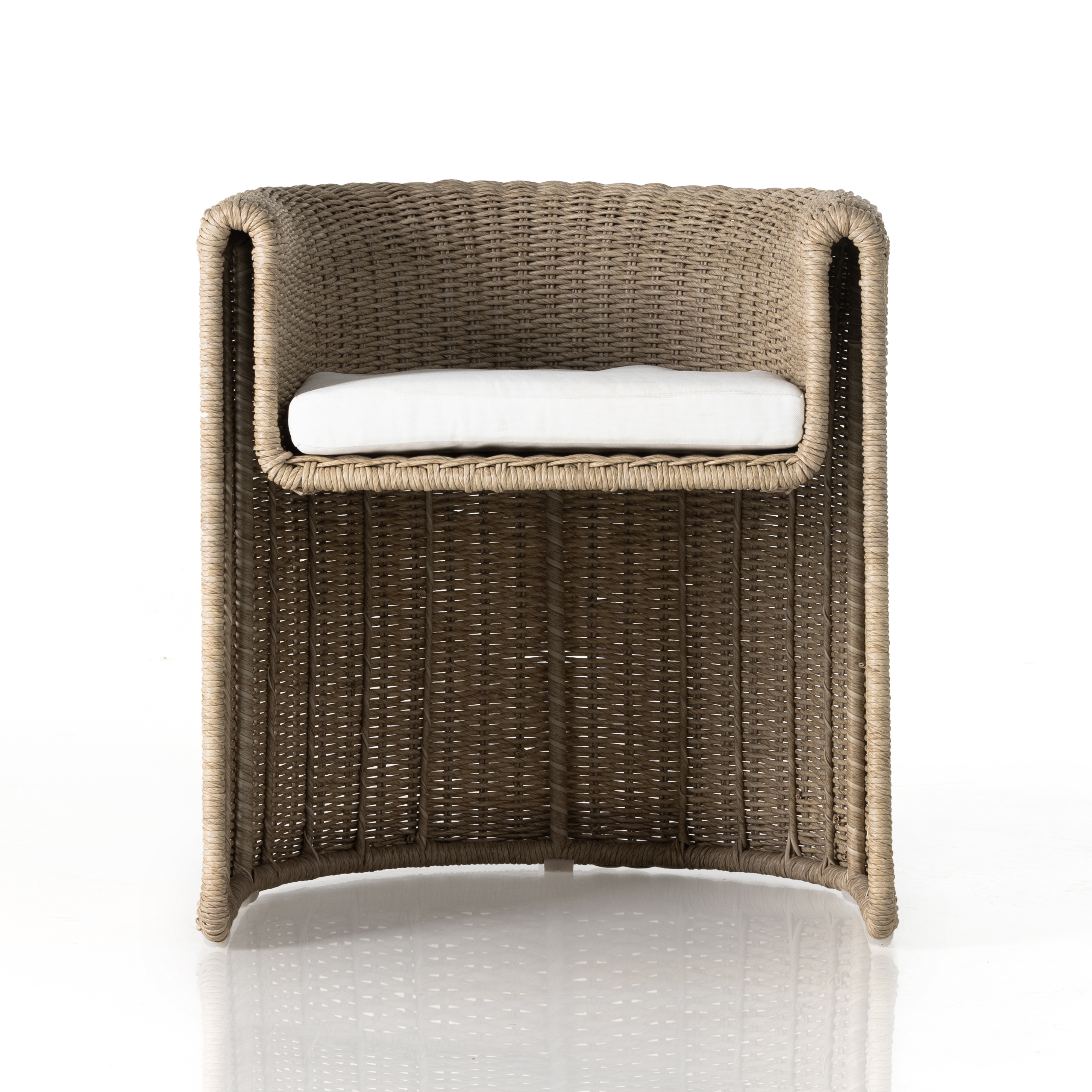 Tucson Outdoor Dining Armchair-White - Image 4
