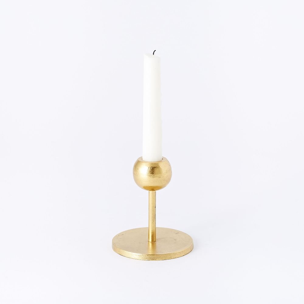 Aaron Probyn Brass Candleholder, Small, Set of 2 - Image 0