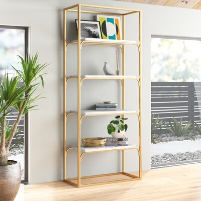 Darrian 4 Tier Etagere Bookcase - Image 0