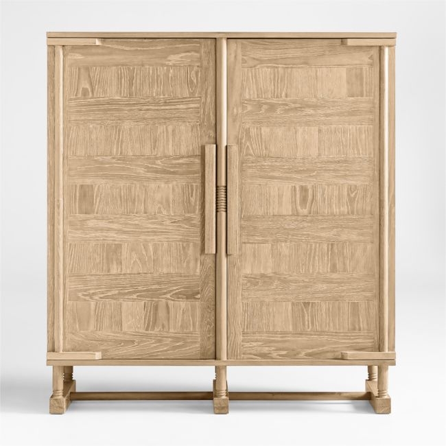 Le Panneau Oak Wood Storage Cabinet by Athena Calderone - Image 0