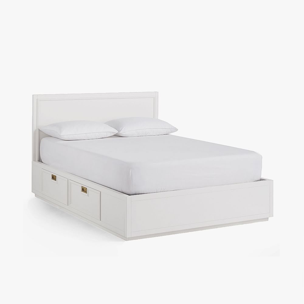 Kenan Storage Bed, Full, Simply White, In-Home - Image 0