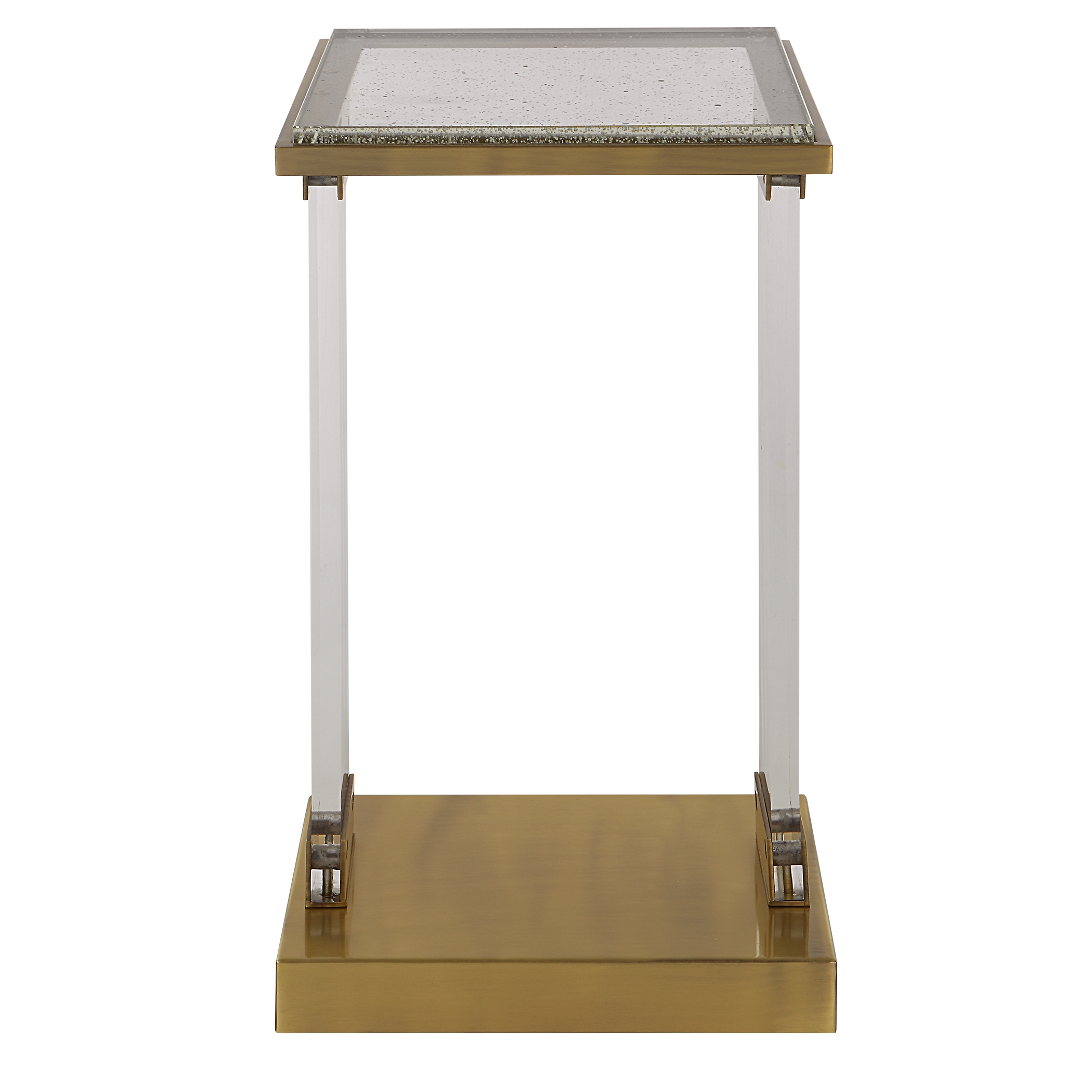 Muse Seeded Glass Accent Table - Image 3