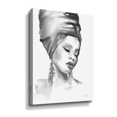 Woman II BW  Gallery Wrapped Canvas - Image 0