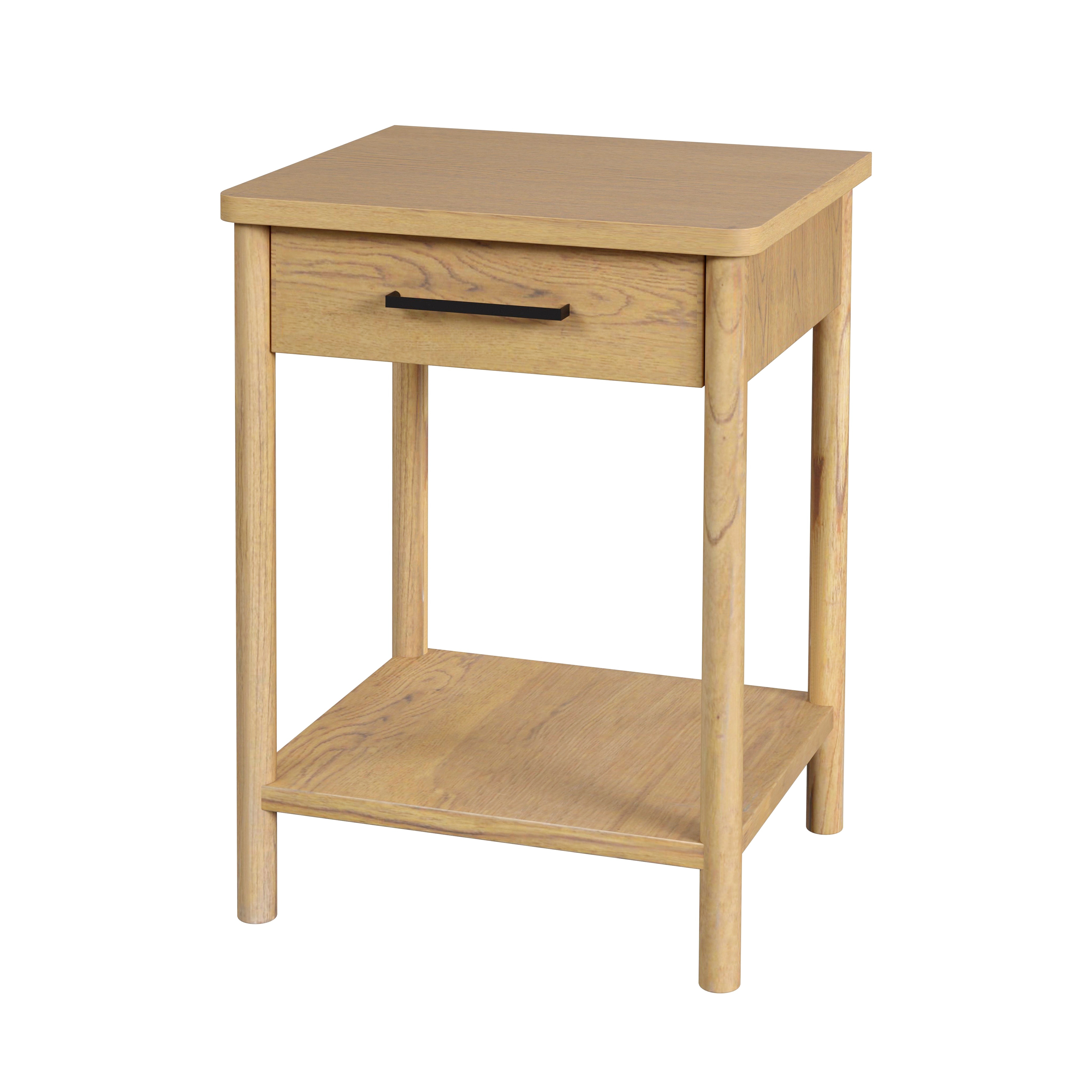 Lennon Light Natural Wood Nightstand - Image 0