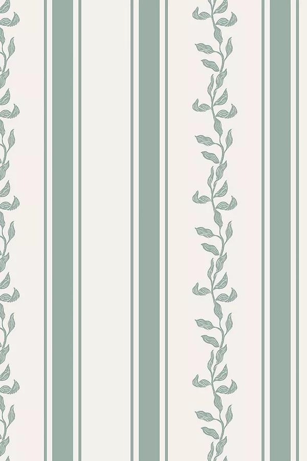 Legacy Floral Striped Wallpaper - Image 0