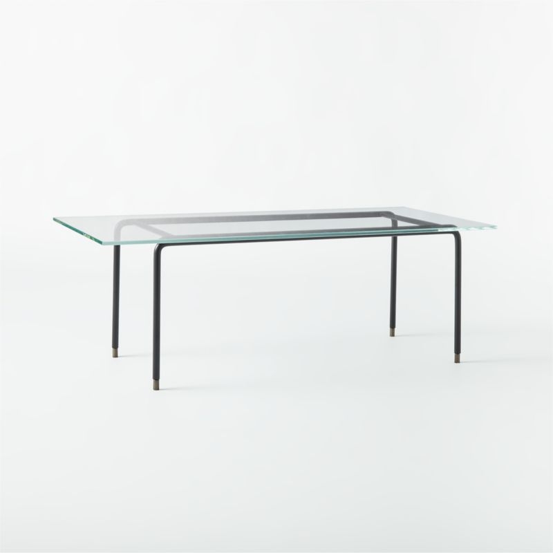 Cane Glass Coffee Table - Image 2
