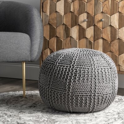 20" Round Pouf Ottoman - Image 0