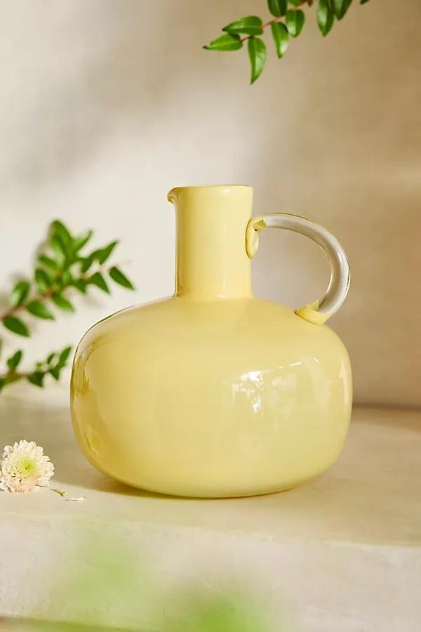 Handled Glass Vase, Extra Small - Image 0