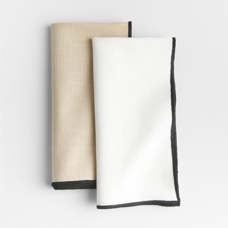Merrow-Stitch Warm Natural Organic Cotton Napkin - Image 3