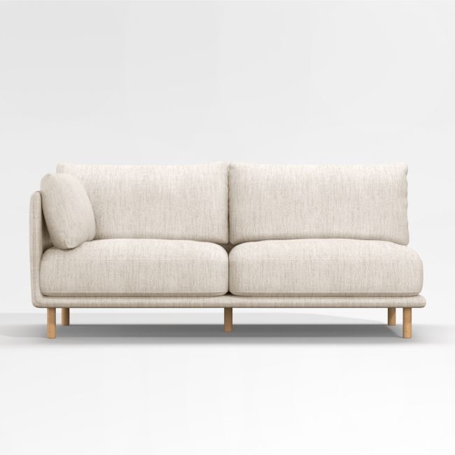 Wells Left-Arm Sofa with Natural Leg Finish - Image 0