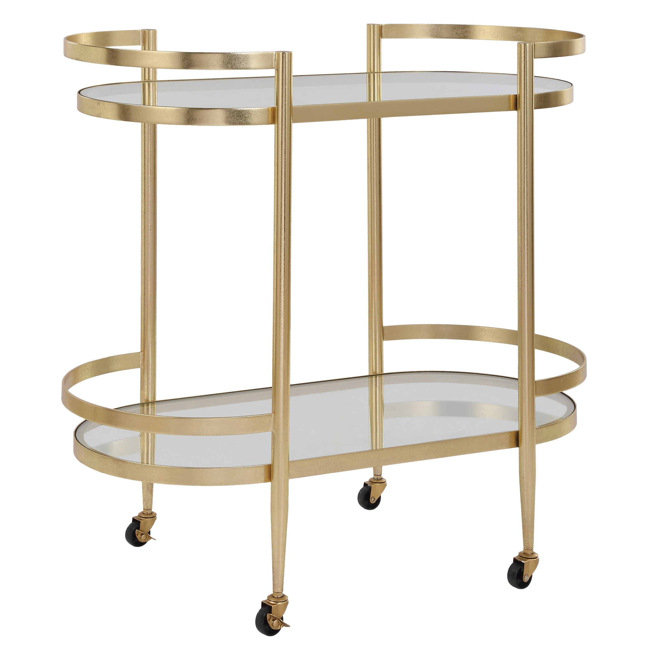 Isabelle Gold Bar Cart - Image 3