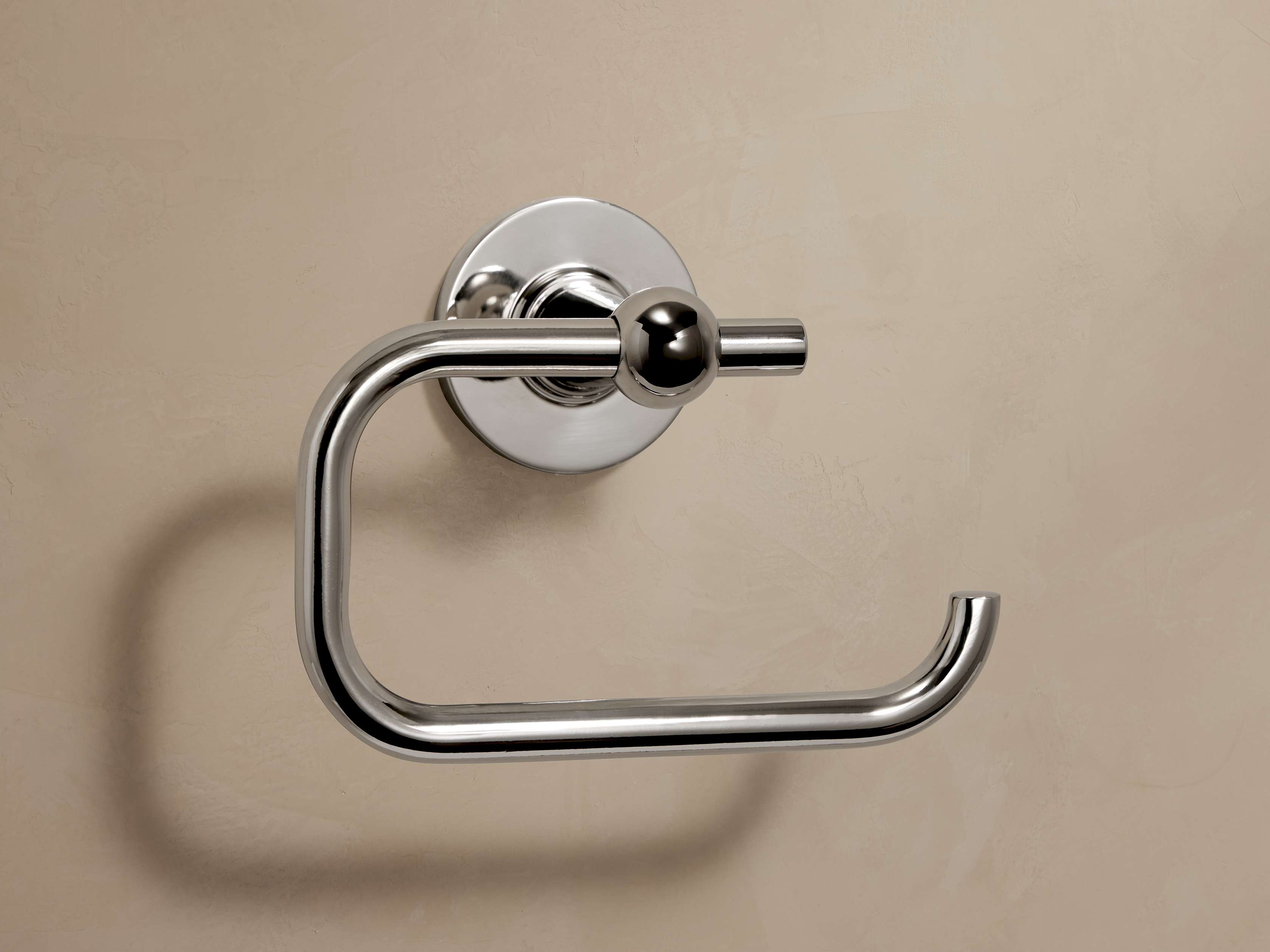 Fulton Toilet Paper Holder in Metal Silver  Polished Nickel - Image 0