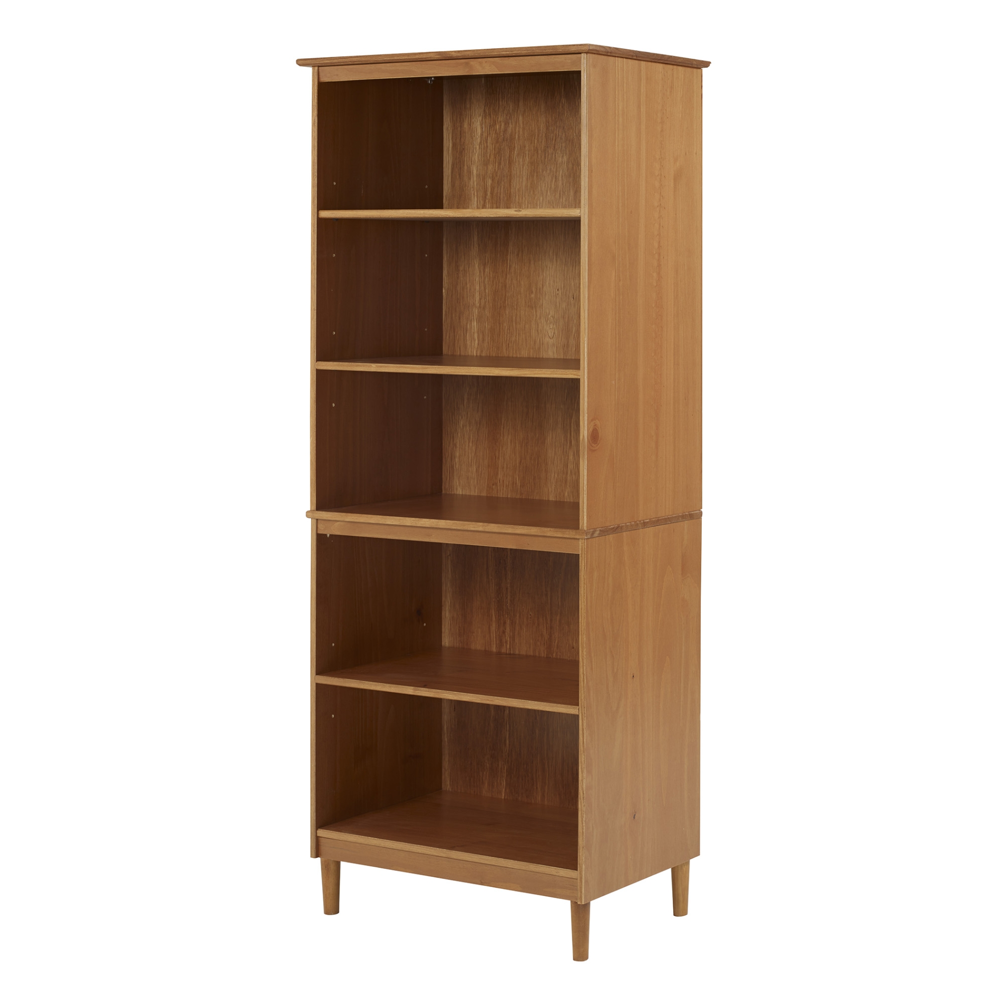 Spencer Wood Bookcase, Caramel - Image 2