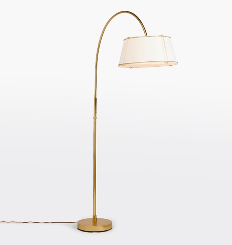 Conical Overarching Floor Lamp with Shade - Image 0