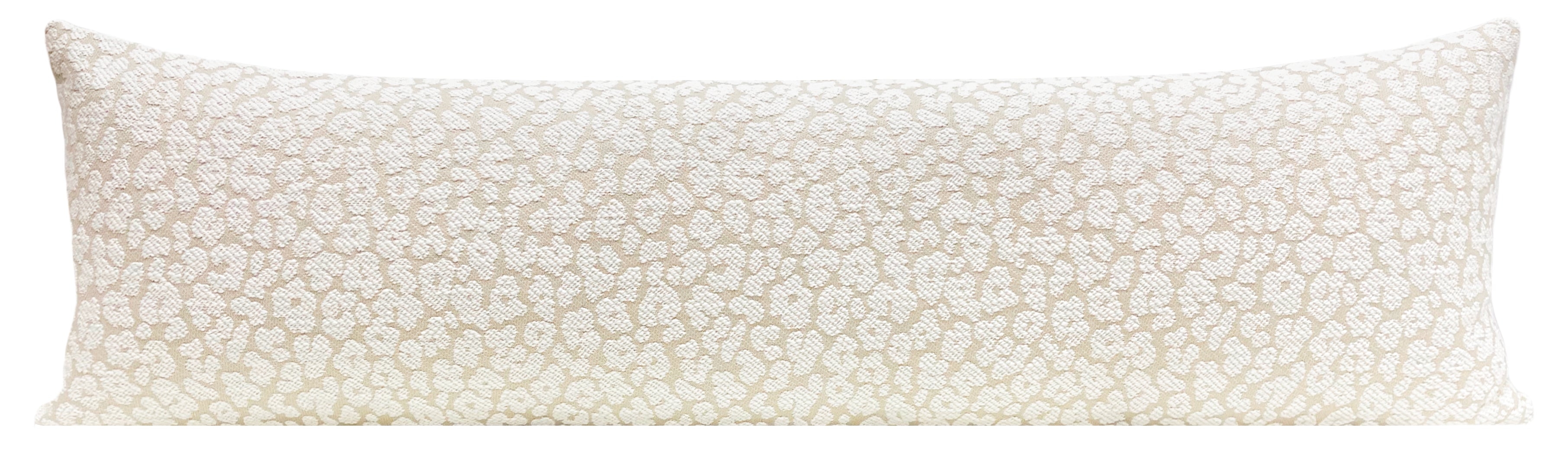 THE XL LUMBAR :: LEOPARD CHENILLE // NATURAL - 14" X 48" - Image 3