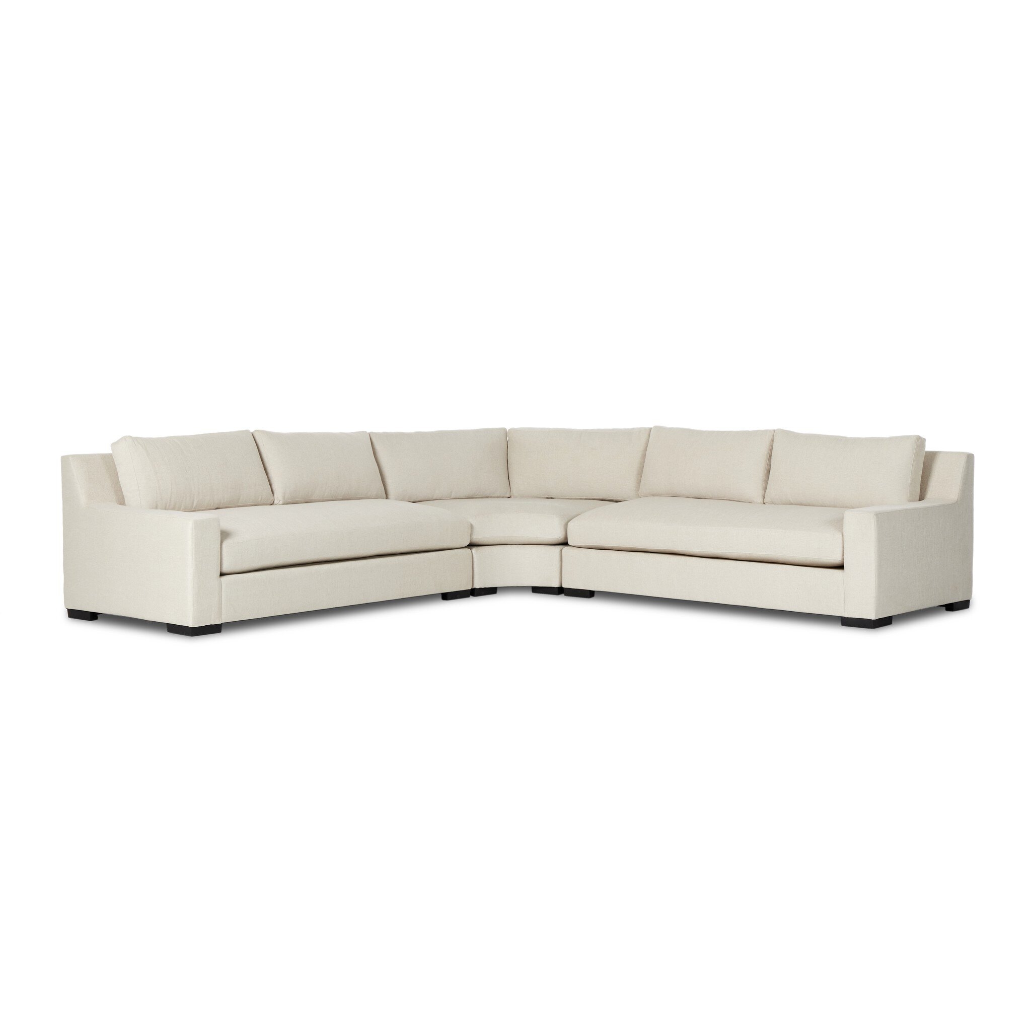 Albany 3-Piece Sectional - Alcott Fawn - Image 0