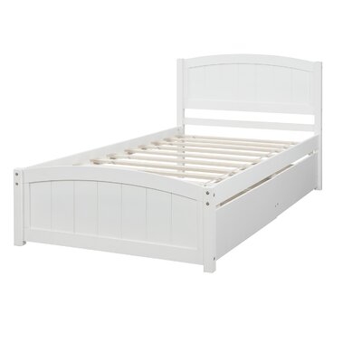 Akenside Twin 2 Drawer Solid Wood Platform Bed - Image 0