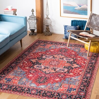 Serapi 534 Area Rug In Red / Blue - Image 0