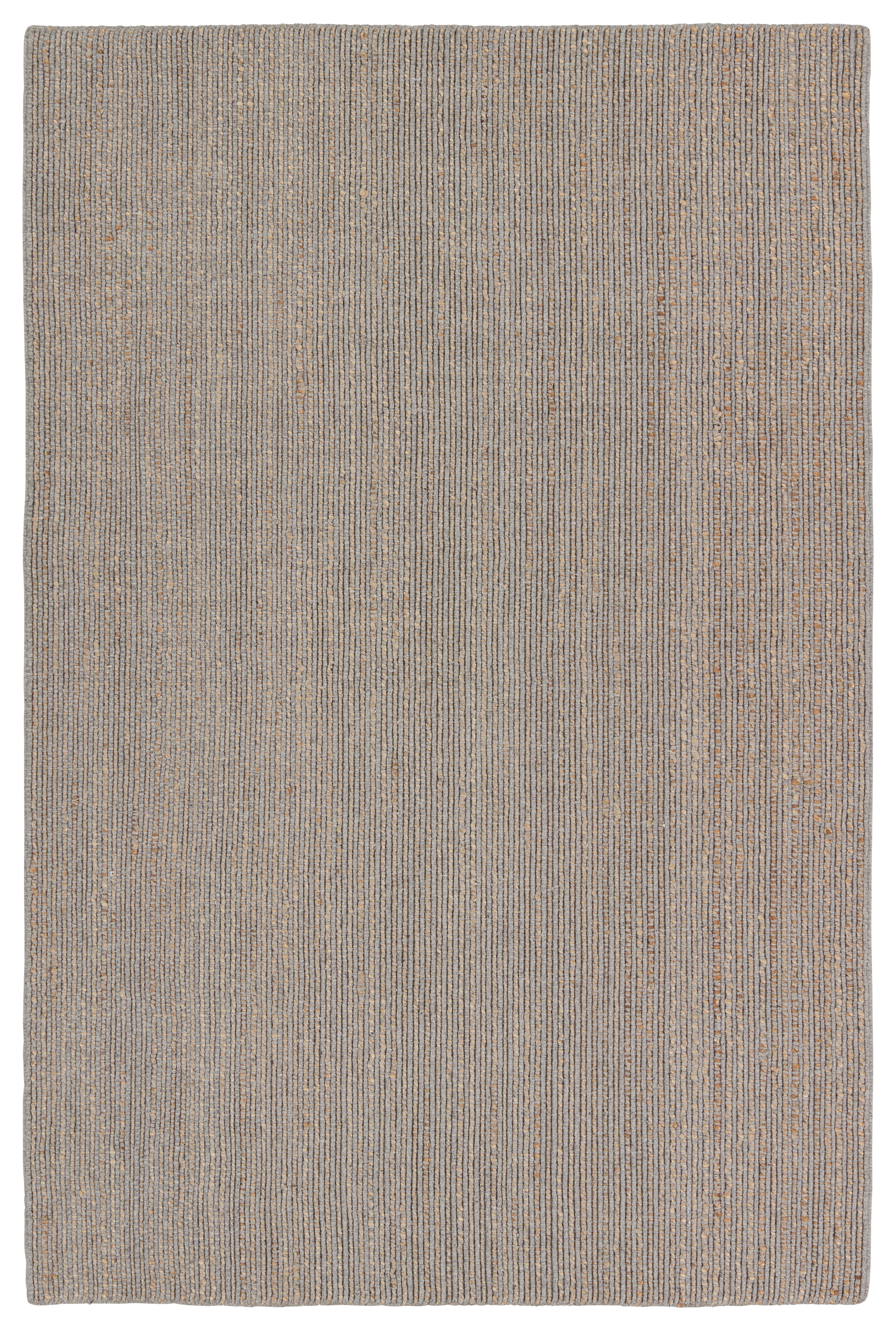 Latona Handmade Striped Gray/ Brown Area Rug (5'X8') - Image 0