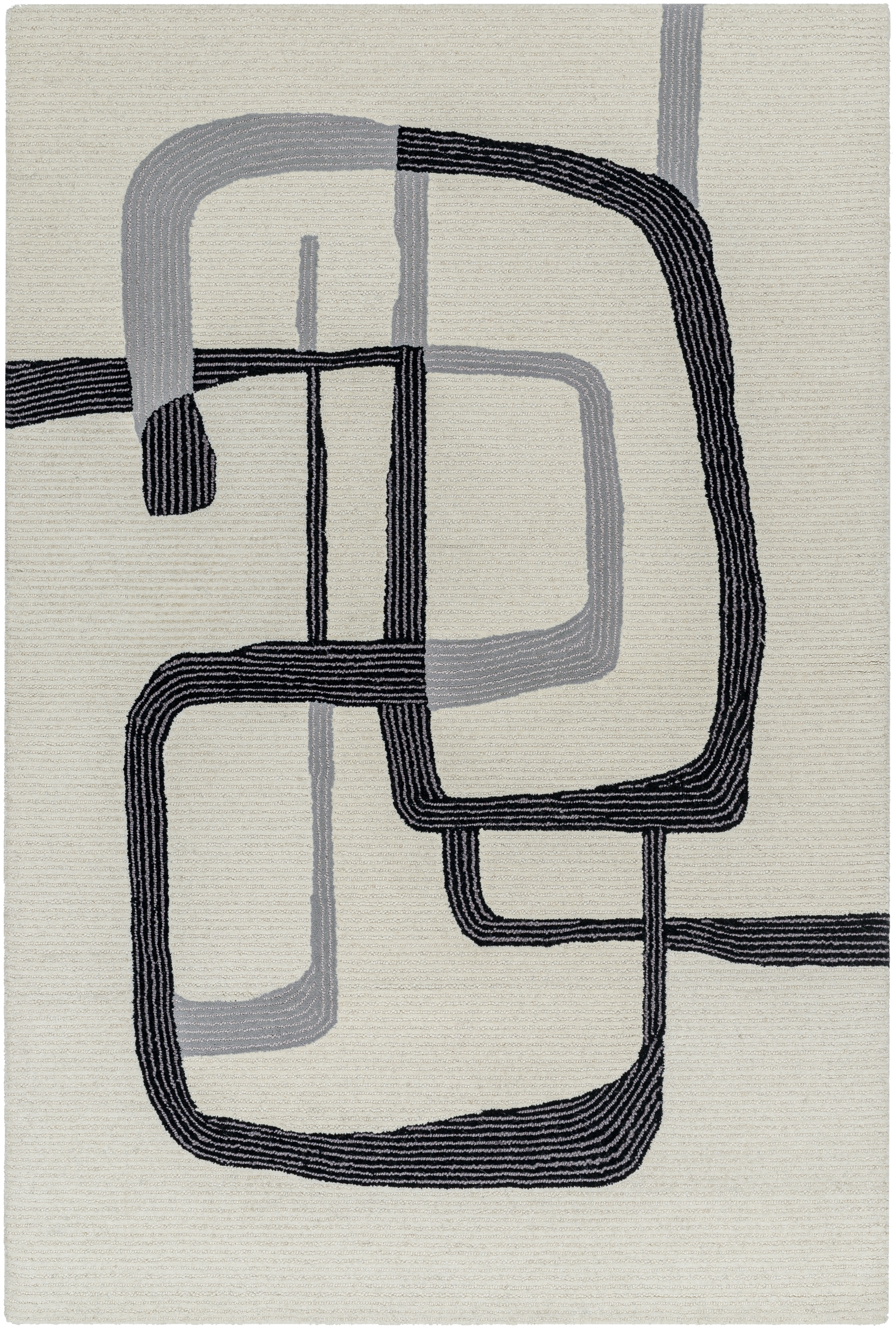 Rossi Beige Indoor 8' x 10' Handmade Rug - Image 0