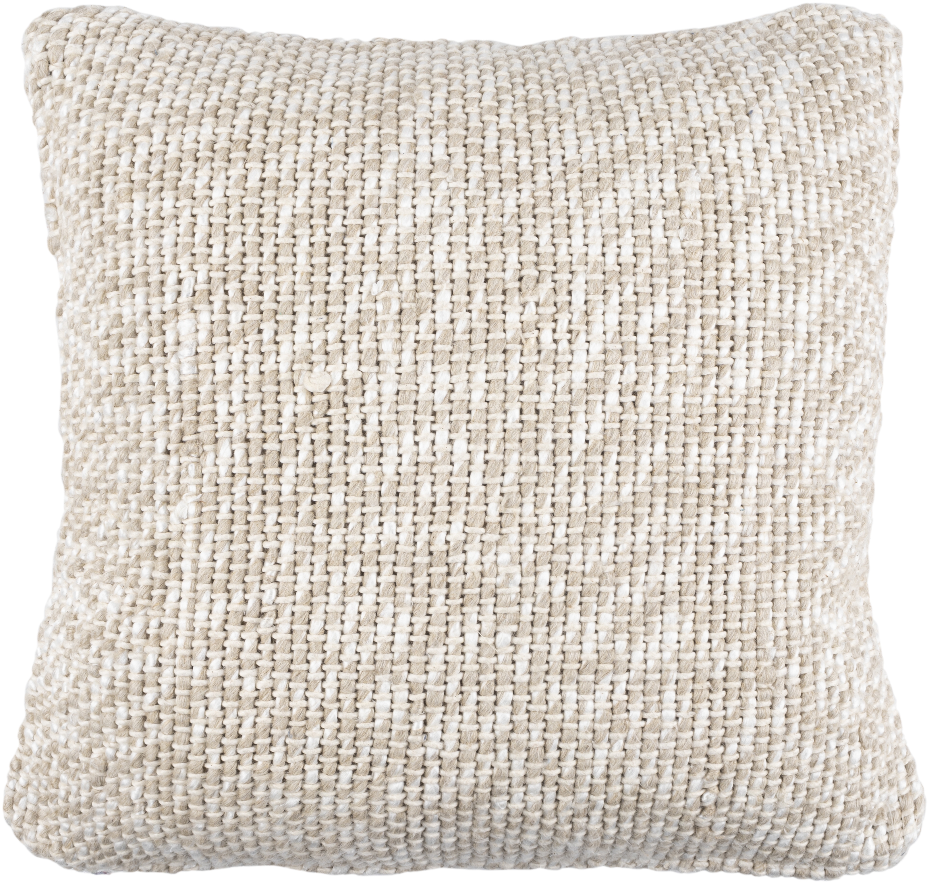 Theresa Throw Pillow, Cream, 20" x 20" - Image 0