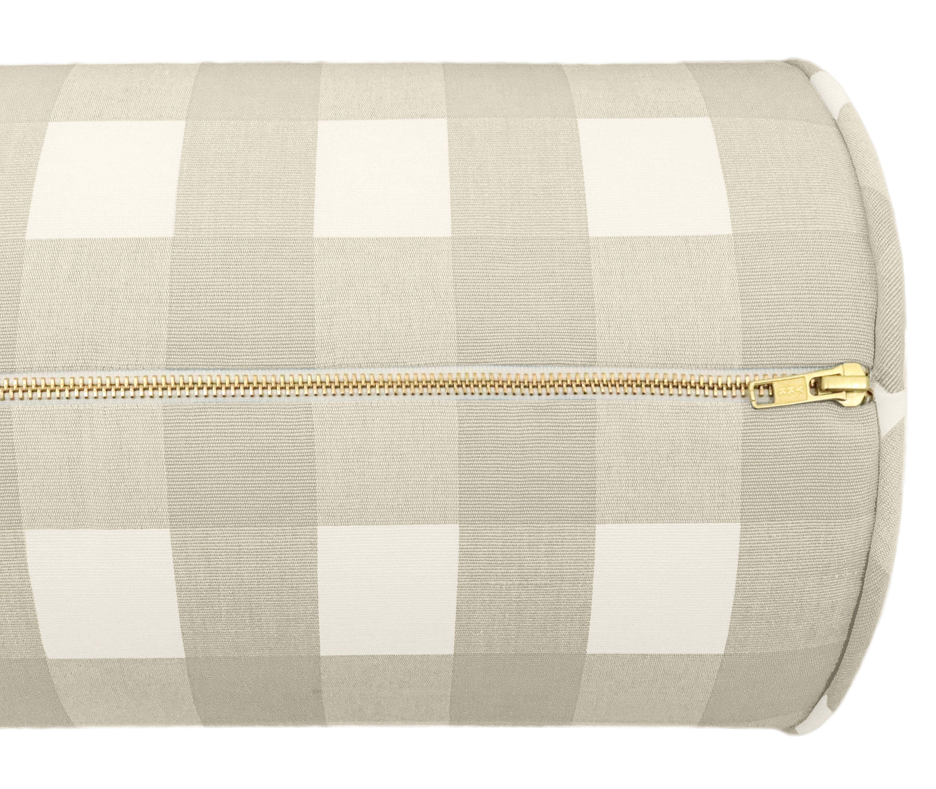 THE BOLSTER :: CHARLESTON CHECK // STONE - BY THE YARD - Image 3