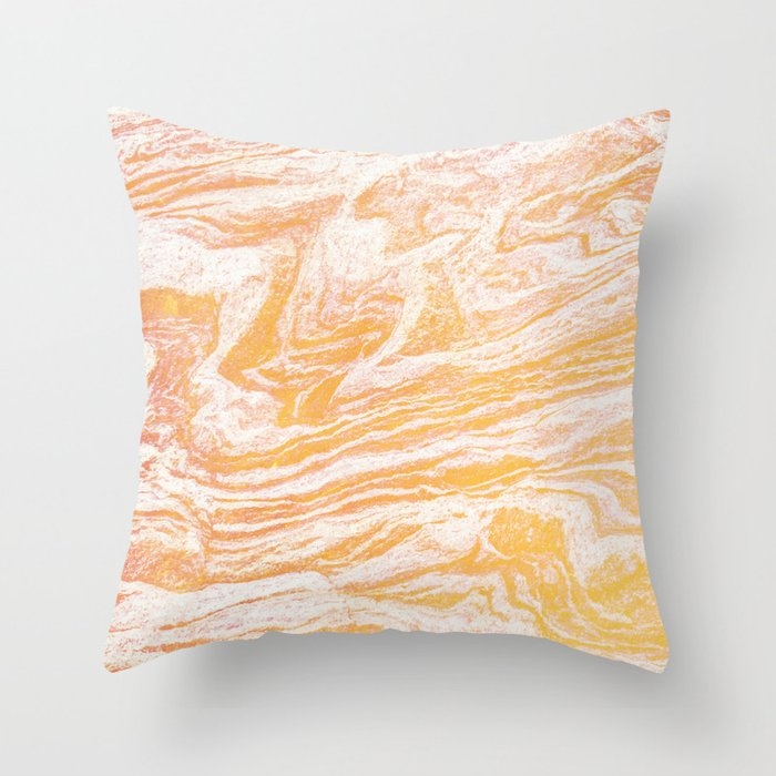 Golden Vibes #society6 #decor #buyart Throw Pillow by 83 Oranges Free Spirits - Cover (20" x 20") With Pillow Insert - Indoor Pillow - Image 0