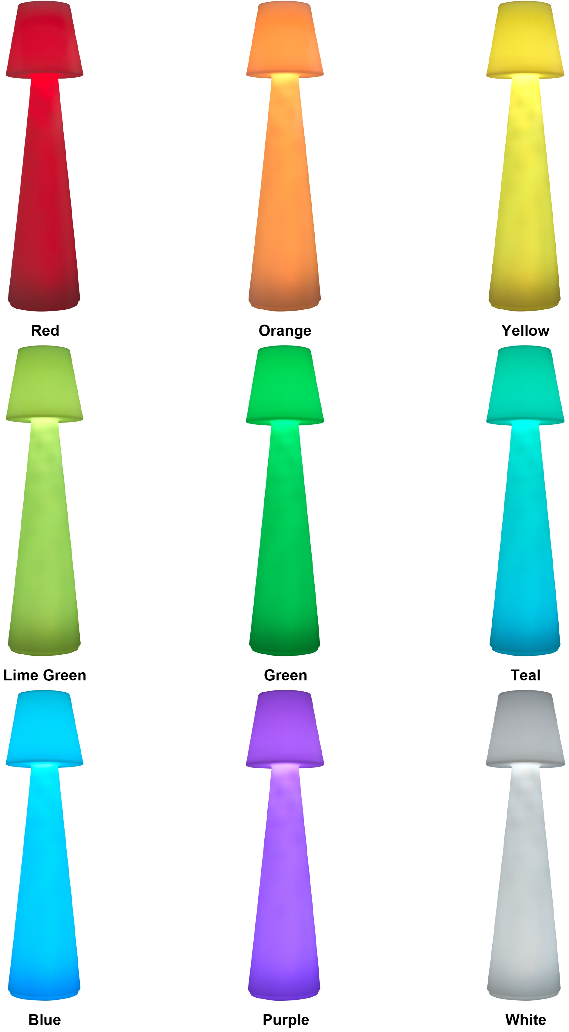 Summerfest  Frosted 59"H x 15"W x 15"D Accent Floor Lamp - Image 0