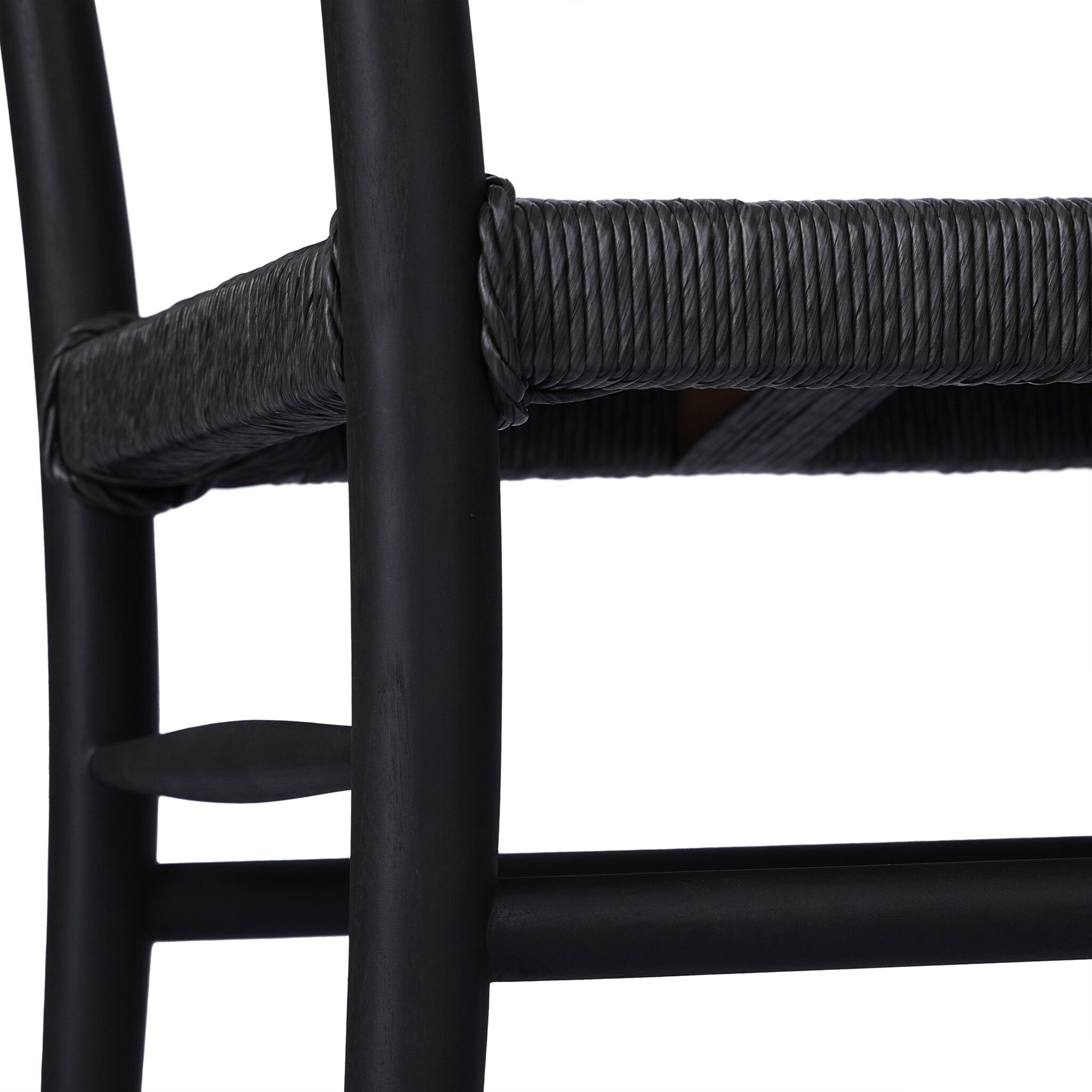 Lomas Outdoor Dining Chair - Black Teak - Image 11