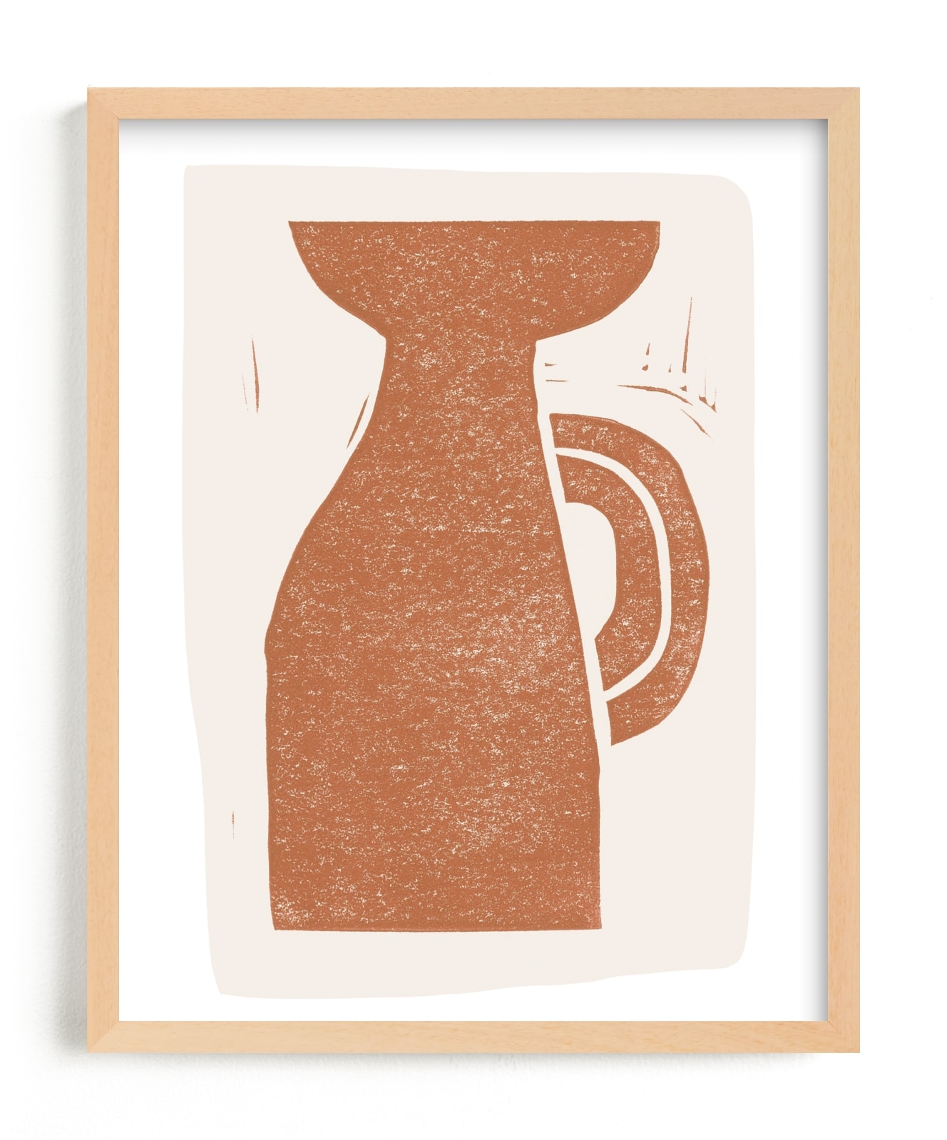 Linocut: Vessel Study III Limited Edition Fine Art Print 2 - Image 0