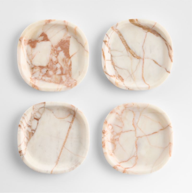 Round Marble Coasters, Set of 4 - Image 2