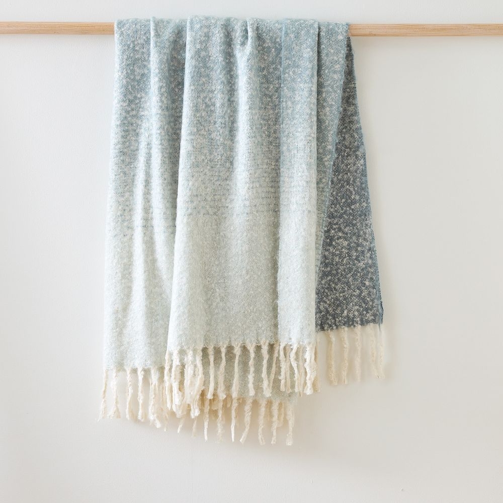 Ombre Throw, Ocean, 50x60 - Image 0