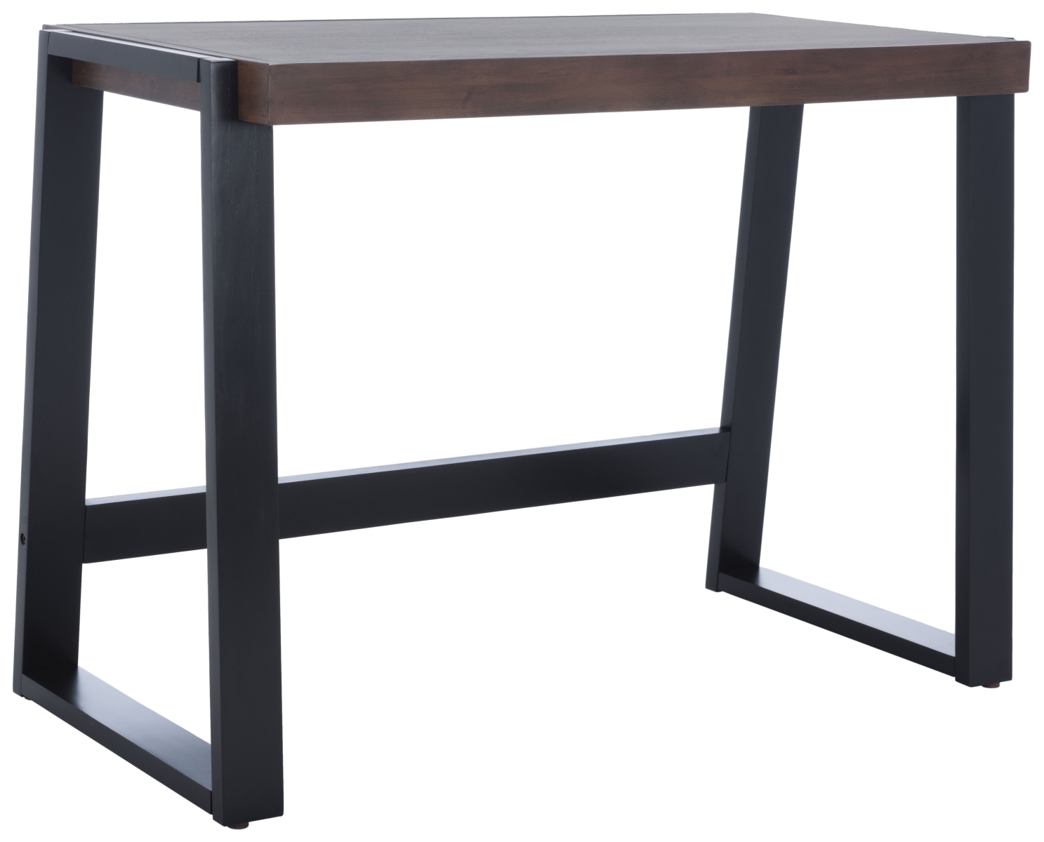 Dennings Desk - Walnut / Black - Safavieh - Image 6