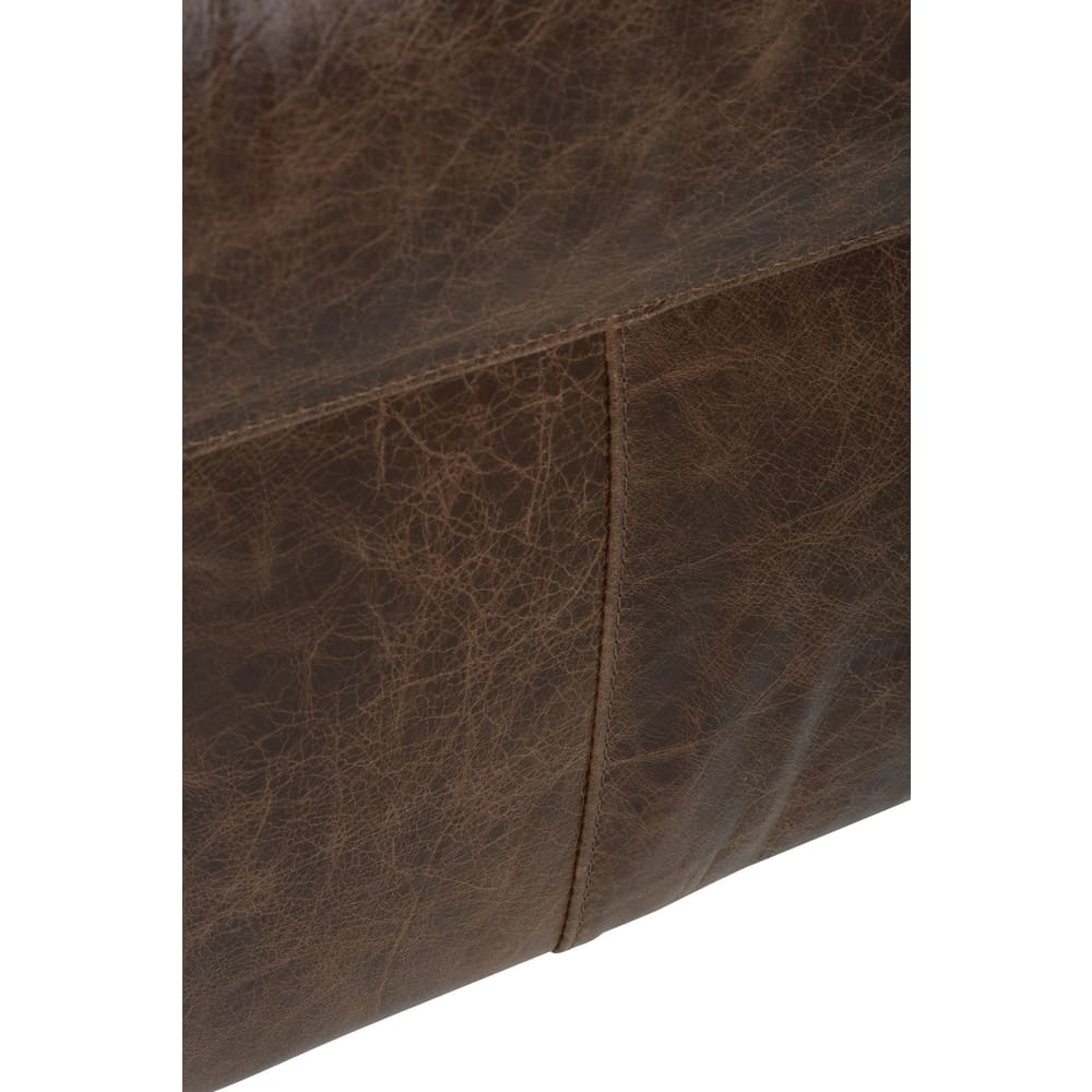 Lilah Leather Ottoman - Image 4