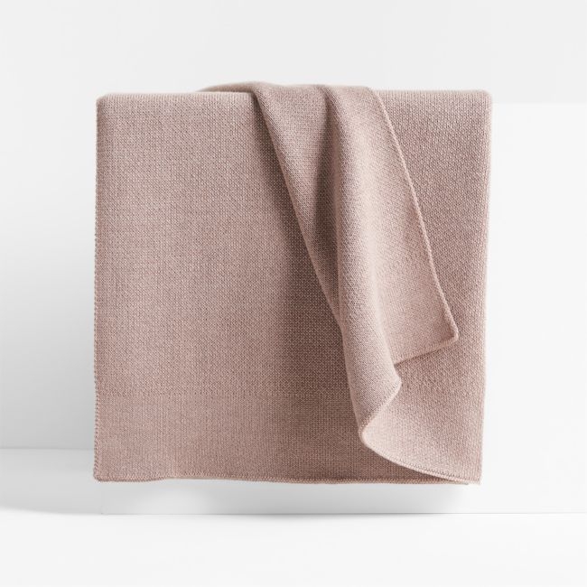 Calda Chantilly 70"x55" Moody Mauve Throw Blanket - Image 0