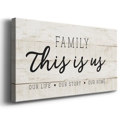 This is Us - Wrapped Canvas Print - Image 0