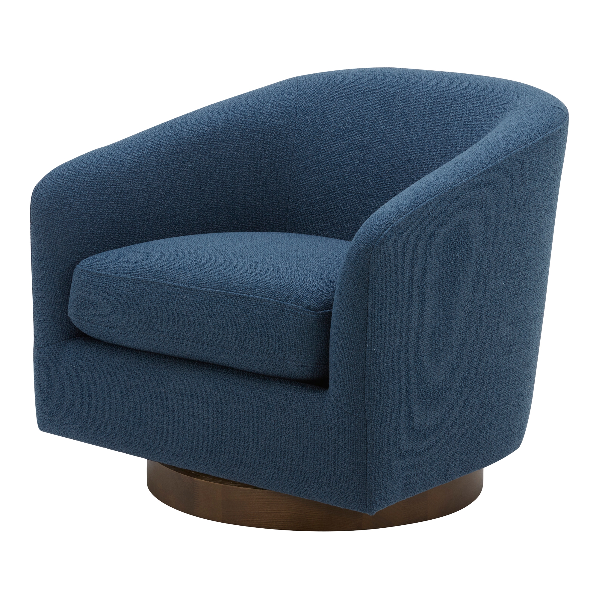 Oscy Swivel Chair Dark Atlantic Blue - Image 4