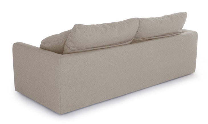 Beige/White Bryant Mid Century Modern Sofa - Cody Sandstone - Image 4