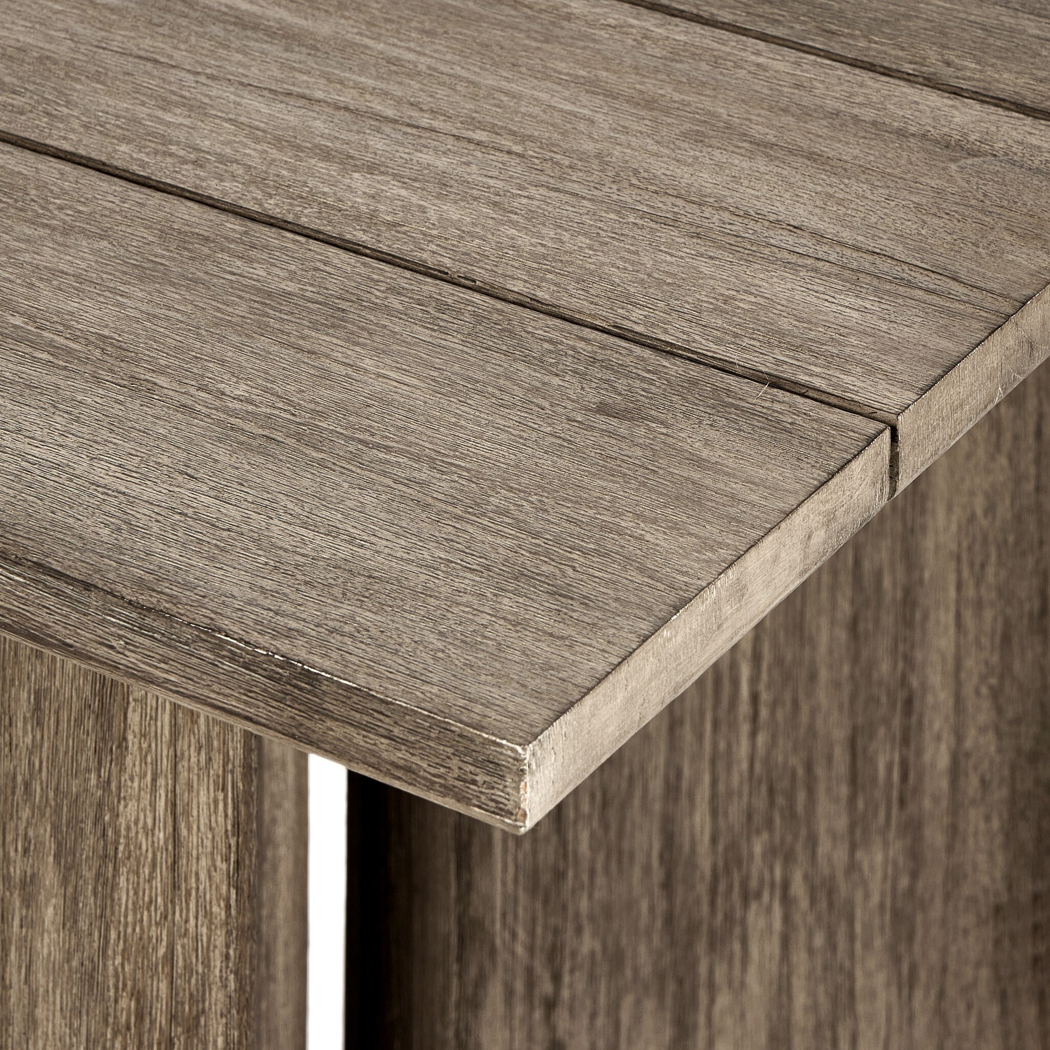 Huxley Outdoor Dining Table 110" - Smoke Grey - Image 7