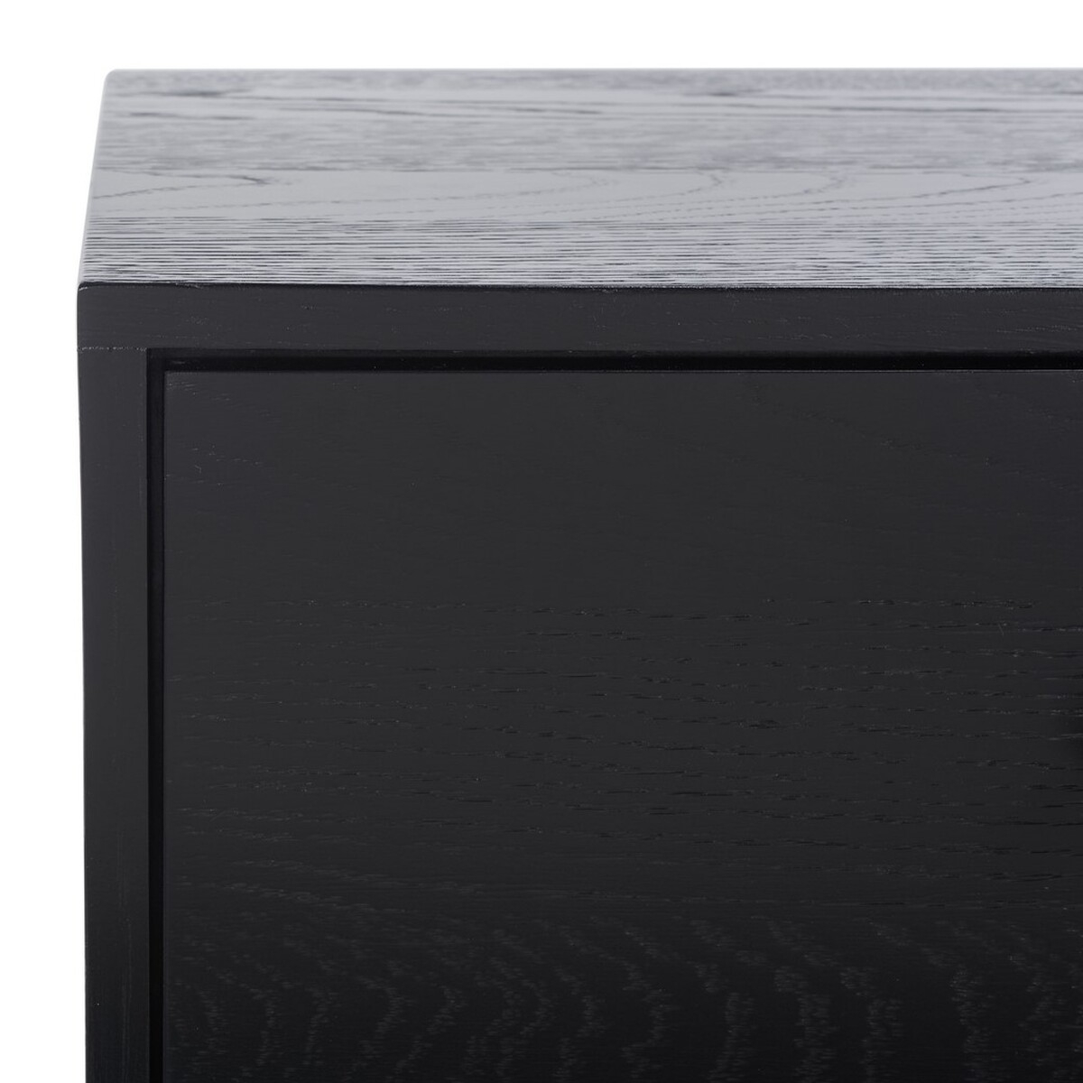 Mallory 3 Drawer Nightstand - Black - Image 2