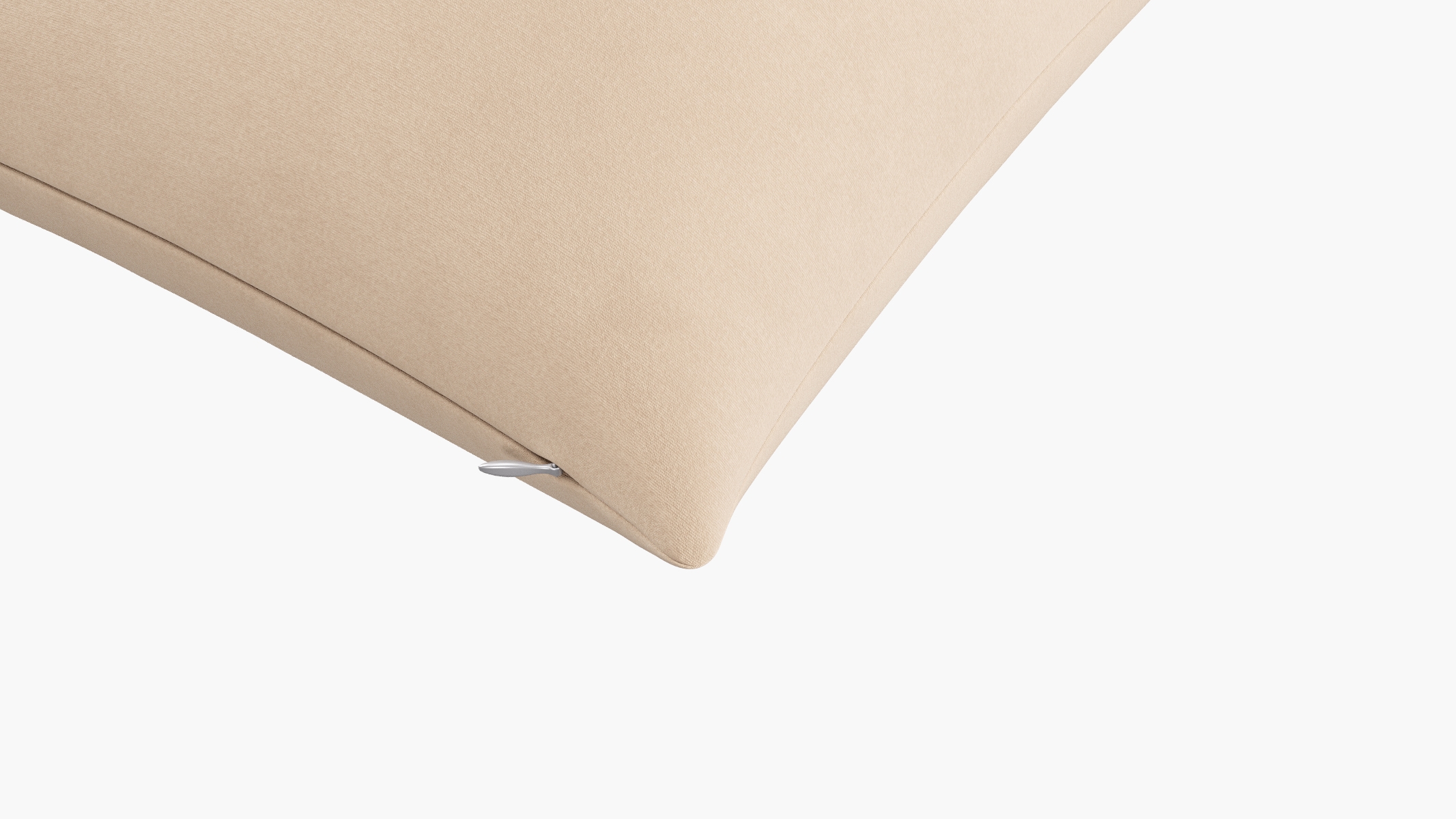 Throw Pillow 20", Pearl Classic Velvet, 20" x 20" - Image 1