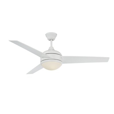 52" Cromwell 3-Blade Ceiling Fan with Remote, Light Kit Included - Image 0