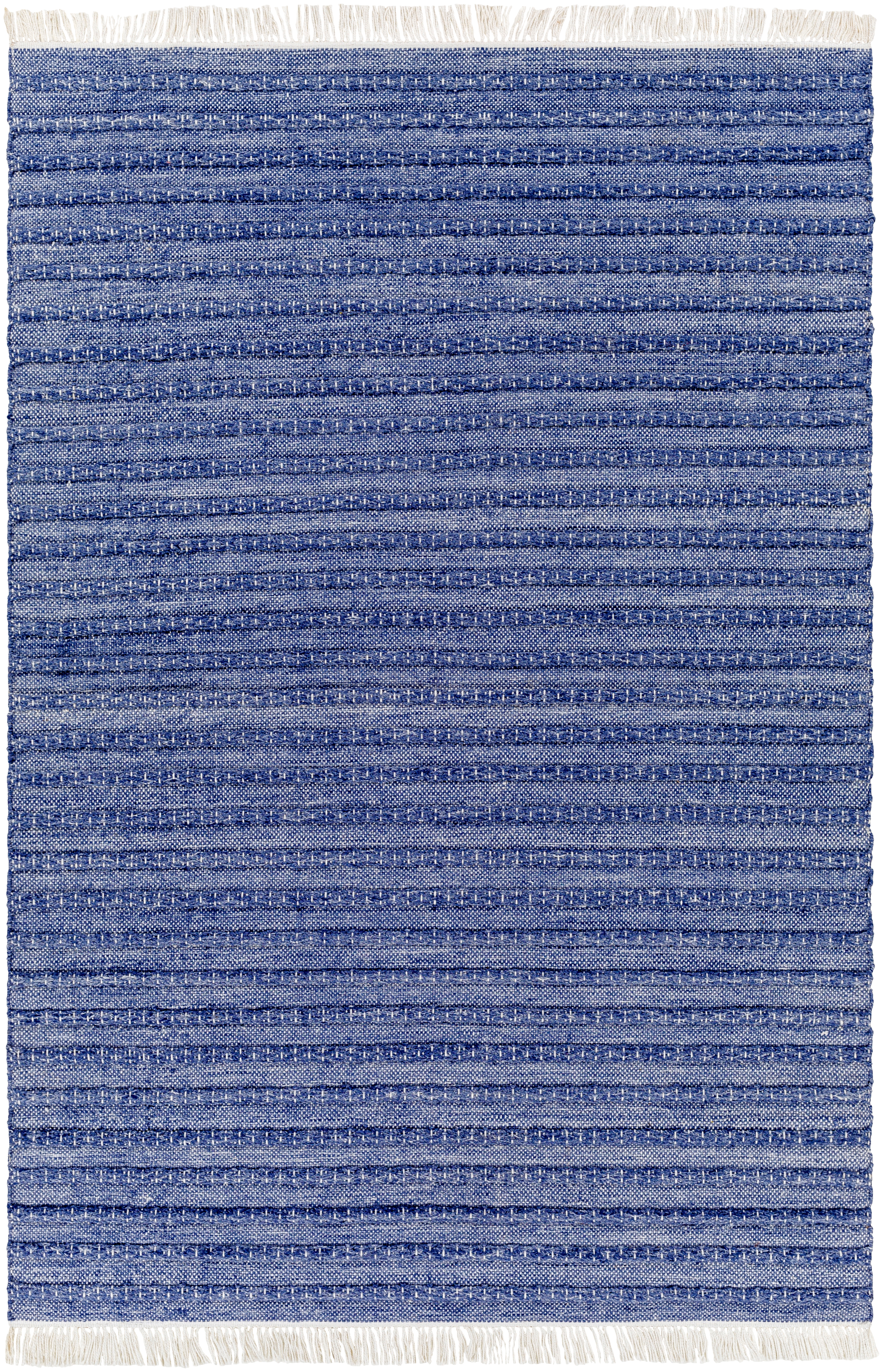 Azalea Blue Indoor 10' x 14' Handmade Rug - Image 0