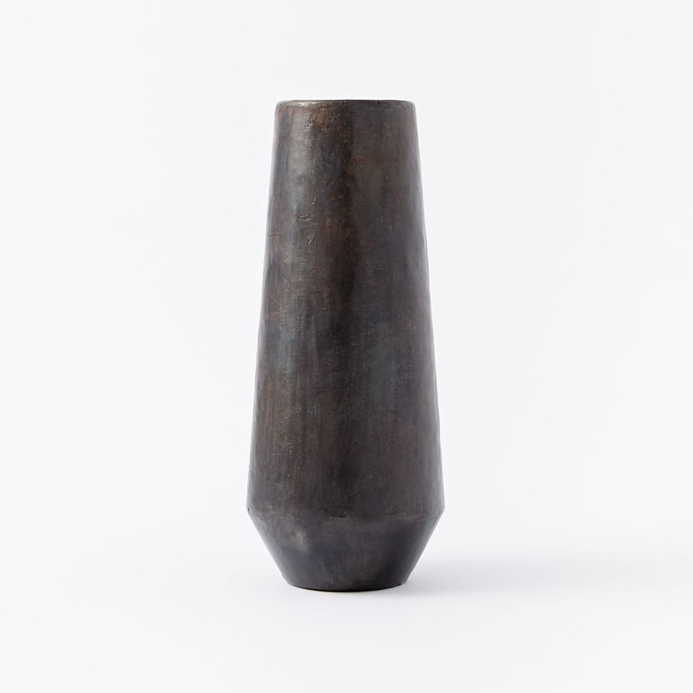 Recycled Metal Vase, Medium, Set of 2 - Image 0